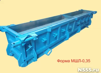 Металлоформы для блоков междушпальных лотков МШЛ-0,35 двухместные.